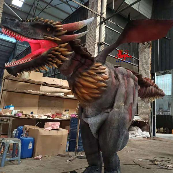 Quality Animatronic Realistic Dragon Costume For Indoor / Outdoor for sale