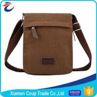 China Multifunction Brown Laptop Messenger Bags Washable And Large Capacity factory