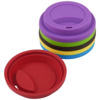 China Silicone Drinking Lid Spill-Proof Cup Lids Reusable Coffee Mug Lids Coffee Cup Cover Silicone Hot Cup Lids Travel Lids factory