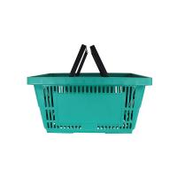 China Reusable Plastic Shopping Basket For Retail Store 28L 35L 45L Capacity factory