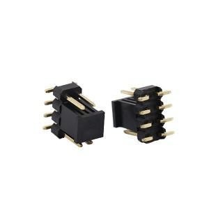 Quality 2.54mm Pitch Male PCB Pin Header Connectors Double Row SMD With Cap for sale