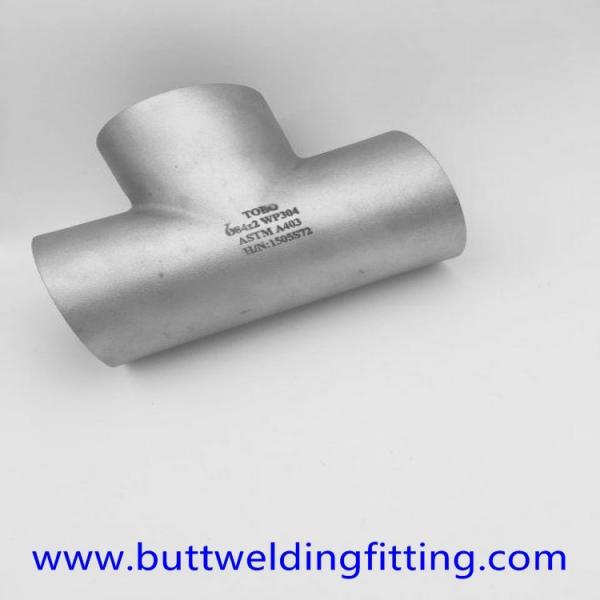 Quality Stainless Steel SUS304 Pipe Fittings Equal Tee 10 Inch ASME B16.9 3 Way Connector for sale