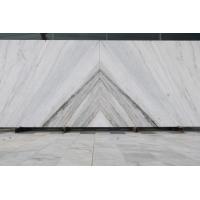 China Abrasion Proof White Marble Stone Tiles For Wall Cladding Decoration factory