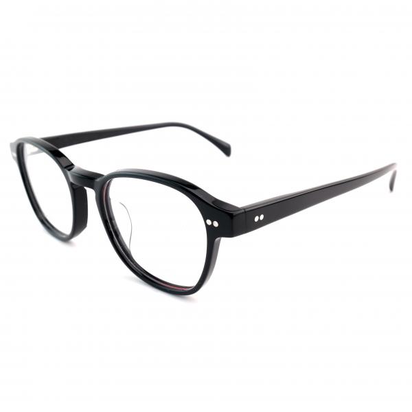 Quality FP2616 Trendy Acetate Optical Frame Unisex Full Rim Round Customized Color for sale