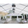 China Clear Span Large Outdoor Tent White PVC Fabric Door Transparent PVC Windows factory