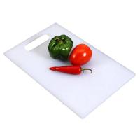 China 12X18 Waterproof High Density PE Plastic Vegetable Cutting Board For Kitchen factory