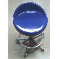 China Steel Back Frame Lab Chairs And Stools , Customized Made Revolving Lab Bench Chairs factory