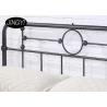 China Industrial Piping Design Wrought Iron ODM Luxury King Bed Frame factory