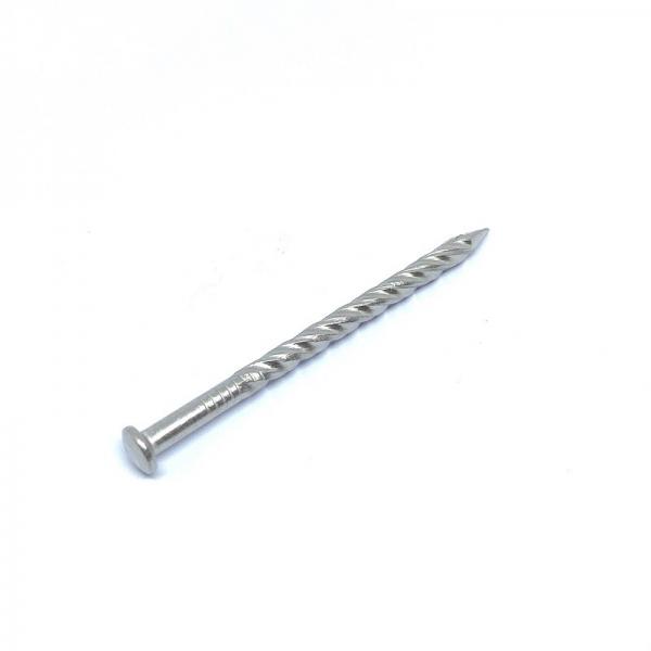 Quality # 9 X 90MM 316 Ss Nails Double Twist Shank Nails JIS Standard for sale
