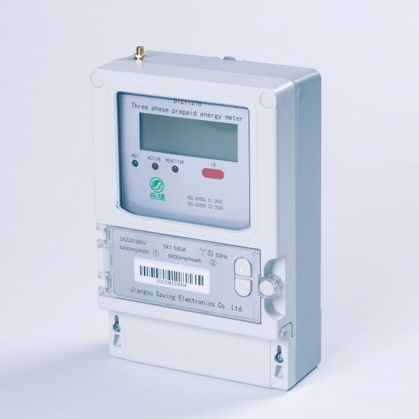 Quality Wifi Prepaid Din Rail Power Meter 3 Phase Residential Meter Current Transformer for sale