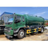 China LHD ISUZU 4x2 10000L Vacuum Septic Tank Truck For Sewer Cleaning factory