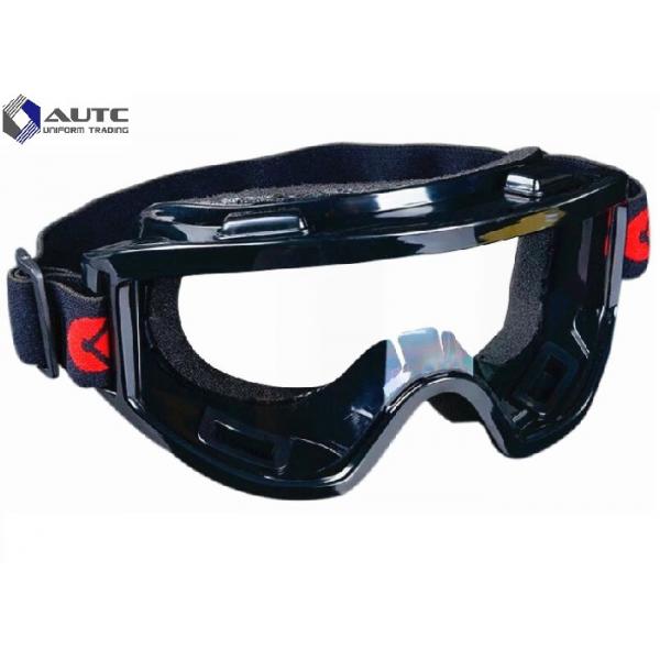 Quality Industrial Work Cool Safety Glasses High Impact Polycarbonate Lens With Strap for sale
