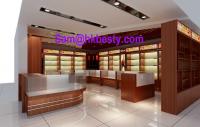 Buy cheap High end shop-in-shop jewellery display cabinets and timber veneer showcases from wholesalers
