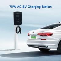 Quality Dustproof 380VAC 7KW AC Home Charging Stations RFID LED Interface for sale