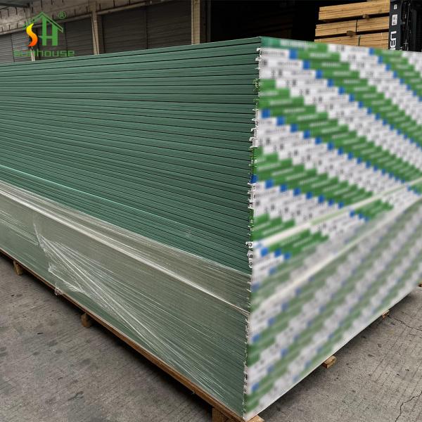 Quality Reinforced Water Resistant Plasterboard With Pure Natural Gypsum Material OEM for sale