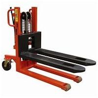 Quality Manual Stacker Portable 1500Kg Capacity Hand Hydraulic Stacker Truck for sale