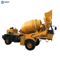 China 60kW 5.5ton Harvest HY160 Small 1.6m3 Self Loading Cement Mixer for sale
