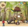 China safe childrens outdoor play centre outdoor plastic play equipment for toddlers factory