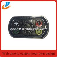 China Dog tag shape metal coin,Custom USA Military Plane Metal Challenge Coins factory