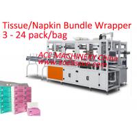 Quality Auto Wrap Facial Tissue Packing Machine 25Pack/Minute Fault Tracked With for sale
