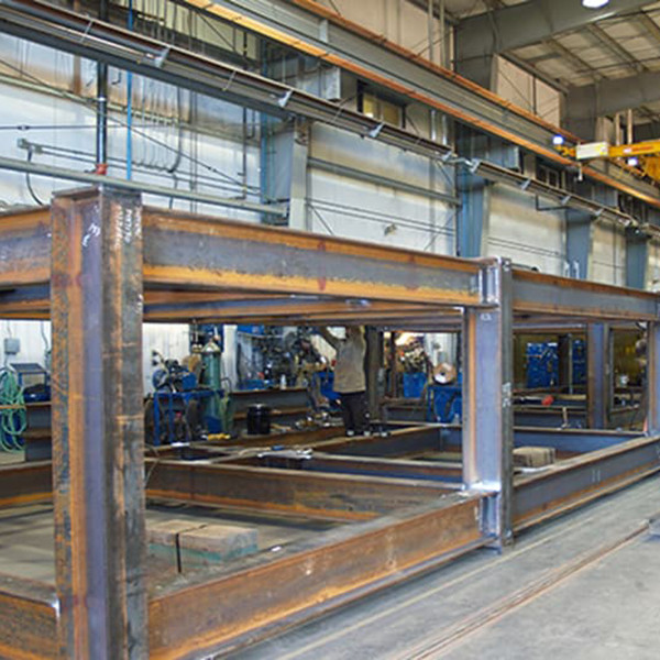 Quality Welding Plate Structural Steel Fabrication With Wooden Pallet Package for sale
