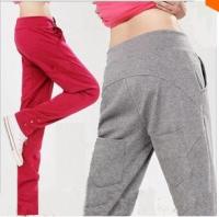 China Women's Harem Pants Fleece Sweatpants Straight Sports Casual Hip-Hop Pants factory