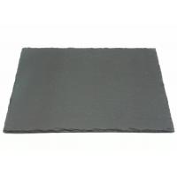 Quality Rough Edges Slate Cheese Cutting Board Rectangular Shape 30cm x 20cm With Pads for sale