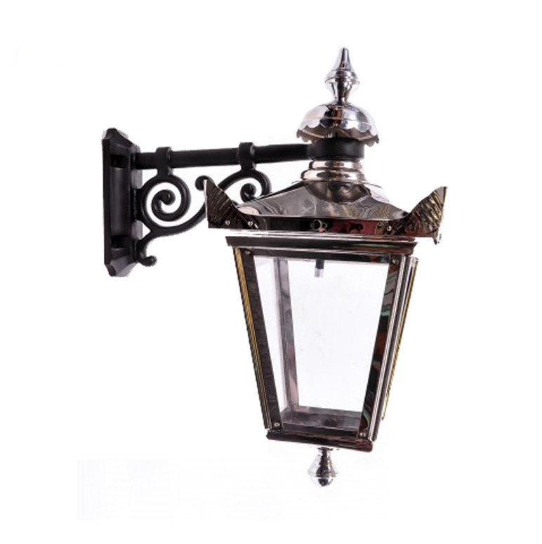 China Classical Indoor Decorative Wrought Iron Wall Lamp Modern For Light Pole factory