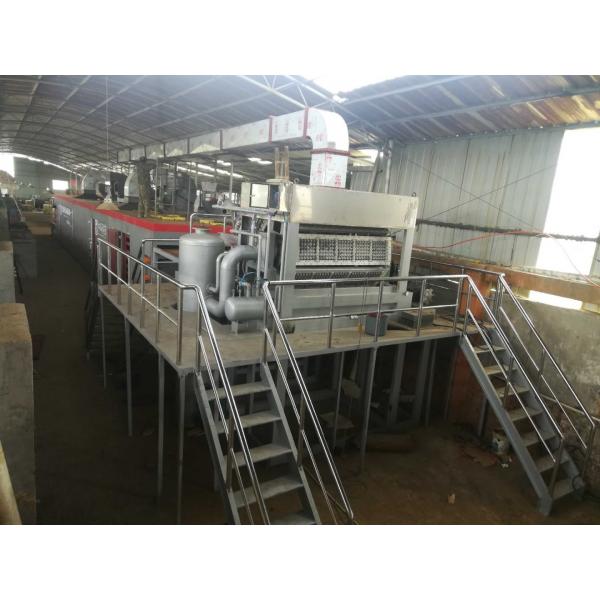 Quality Customized Egg Tray Moulding Machine , Eco Friendly Paper Egg Tray Machine for sale