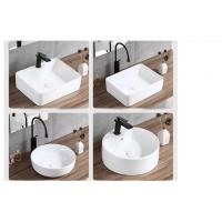 China White Vitreous China Wash Basin Commercial Bathroom Wash Basin Table Top factory