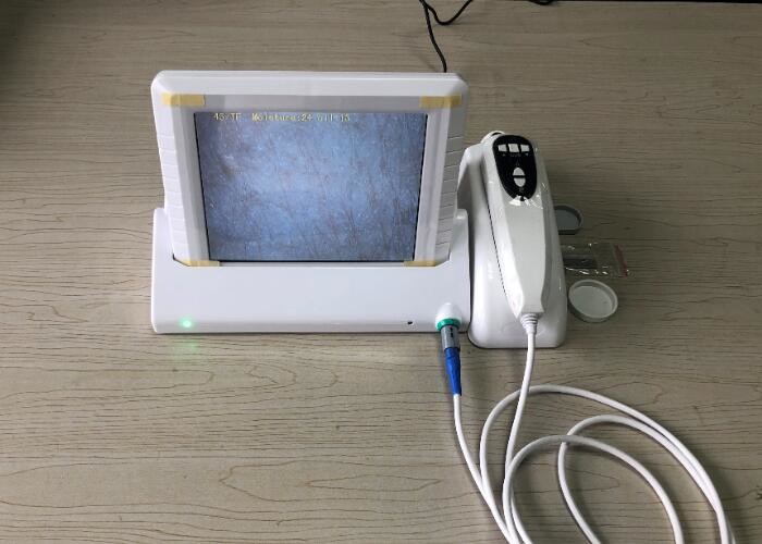 China Handhled Digital Skin Moisture And Oil Analyzer With Professional Software factory