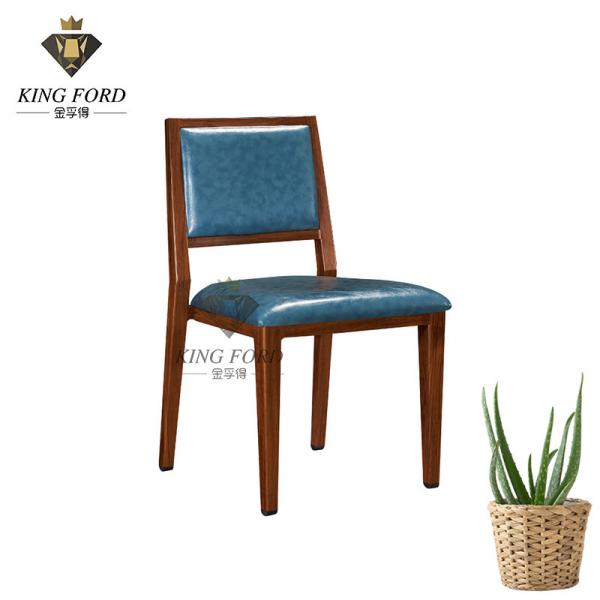 Quality Modern Timber Look Finish Hotel Dining Banquet Chairs SGS for sale