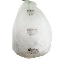 Quality 60 Gallon Compostable Garbage Bags , Star Sealed Bottom LDPE Garbage Bags for sale
