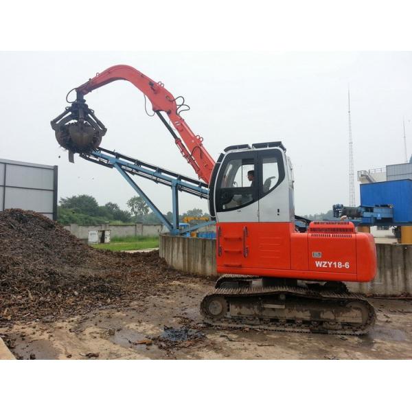 Quality 18t Hydraulic Material Handler Crawler Excavator 6/3.8 Km/H ISO9001 for sale