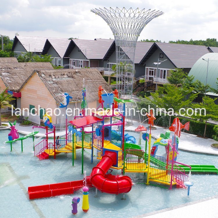 Fiberglass Outdoor Playground Resort Water Park Equipment