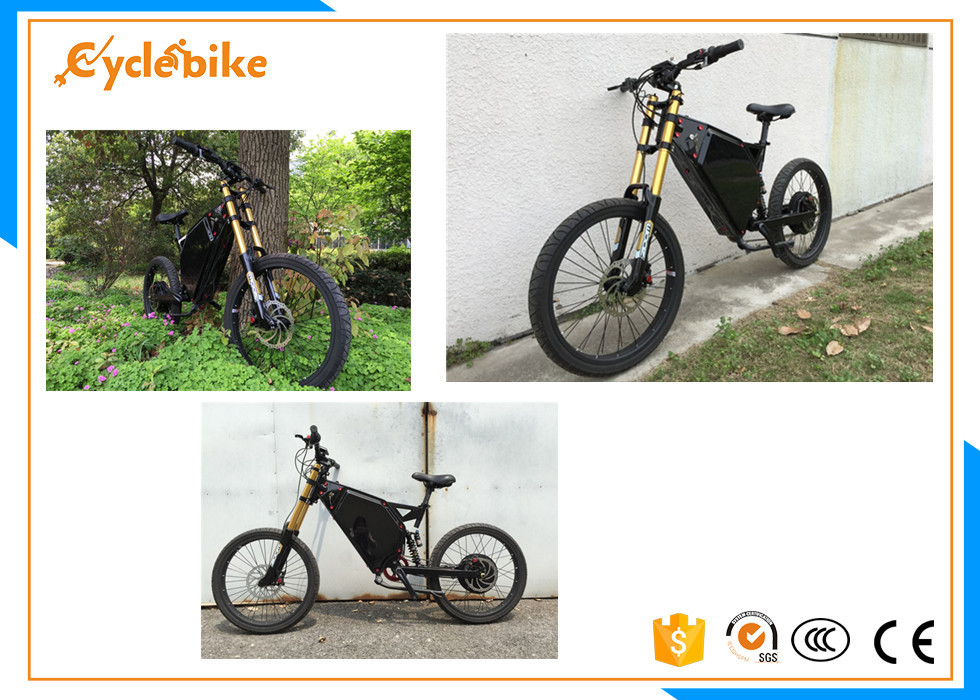 China High Speed 1500w Full Suspension Powerful Electric Bike Steel Frame For Different Road factory