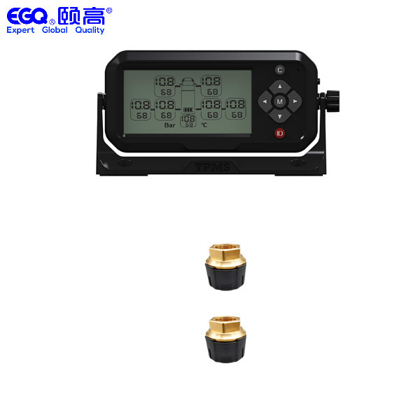 Quality Solar Energy Two Tires Wireless Car Tyre Pressure Monitor for sale