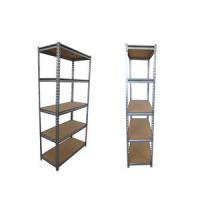 China Tools Equipment Storage 5 Tier Boltless Shelving With MDF Board factory
