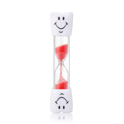 Quality Plastic Three Minute Sand Timer Hourglass Toothbrush Timer Traditional Design for sale