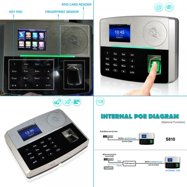 Quality RFID Card and Biometric Fingerprint Access Control System and Biometric Time for sale