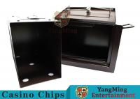 China Luxury Lockable Cash Box , High Precision Security Casino Cash Box With Double Lock factory