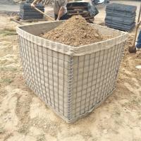China 0.61x0.61m Military Sand Barriers Heavy Galvanized Wire Mesh factory