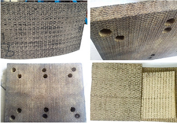 Quality Drilling Machine Pile Driver Woven Brake Block Material Woven Lining with Resin for sale