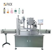 China 4 Wheel Filling Plastic Bottle Linear Screw Capping Machine factory