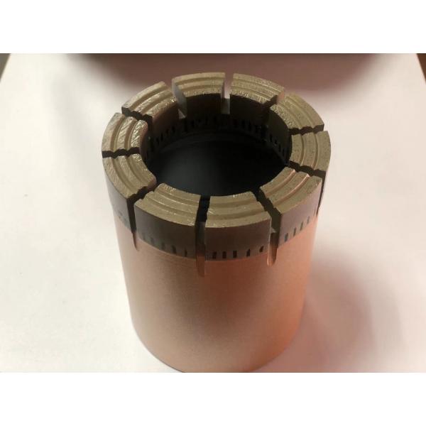 Quality DCDMA Standard Impregnated Diamond Core Drill Bit Crown Height 12mm for sale