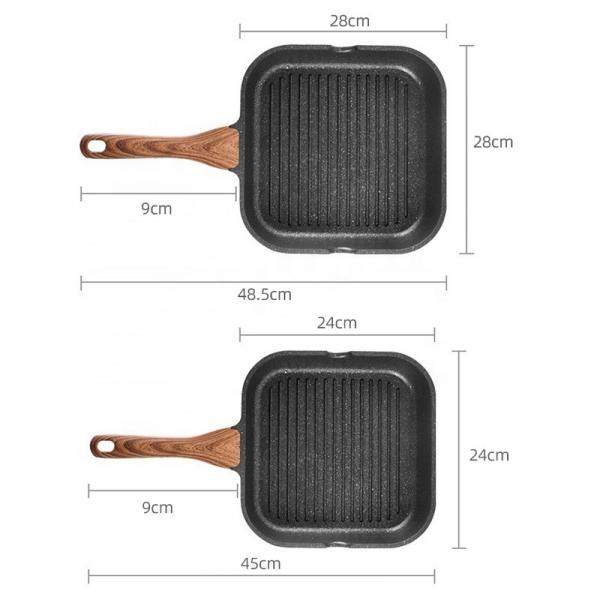 Quality Brand New Multi function Skillet Grill Pan Kitchen Cooking Ware Cast Iron Non for sale