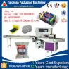 China Horizontal packaging machine for sponge , scourer, foam, baorbent cloth factory