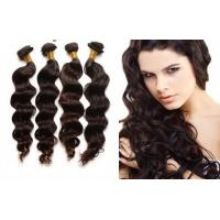China Sleek Grade 6A Brazilian Virgin Hair Bundles Boby Wave , 10- 30 Length factory
