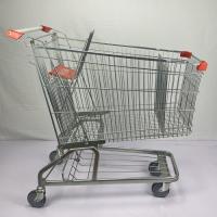 China 210 Liter German Large Shopping Trolley One Stop Shopping Cart With Foldable Beer Rack factory
