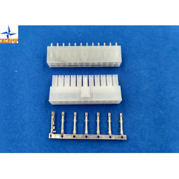 Quality Double Row Wafer Connector PCB Borad In Connector 9A AC / DC With PA66 Material Housing for sale